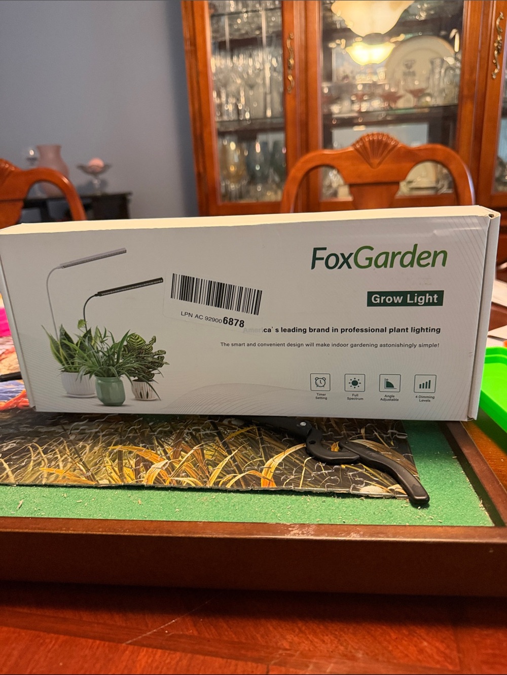 Fox Garden Grow Light - White LED Indoor Plant Light